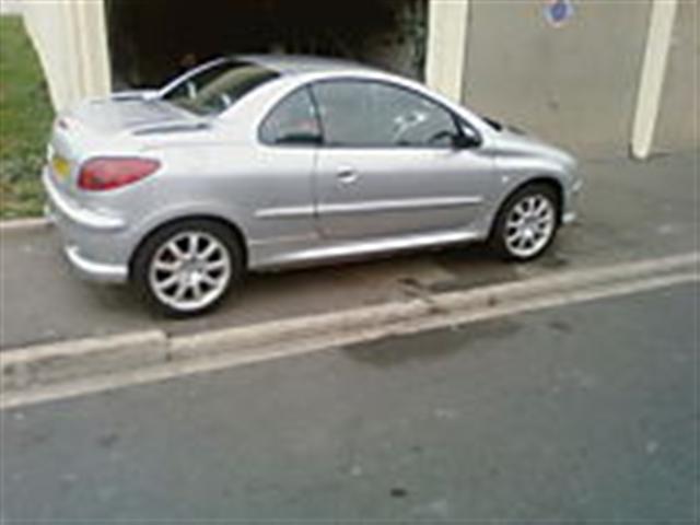 grossiste destockage peugeot 206CC(cabriolet) gris metalisé 